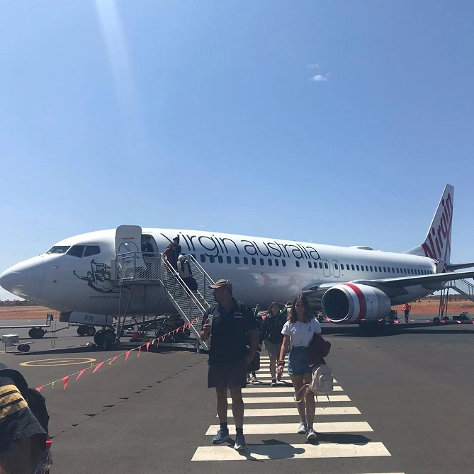 ヴァージンオーストラリア航空の飛行機