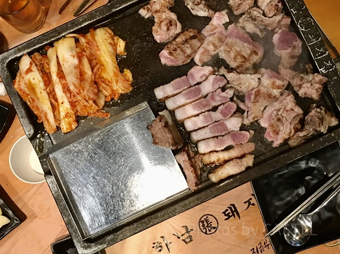 河南（ハナム）テジチッのサムギョプサル
