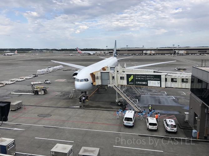 キャセイパシフィック航空の機体