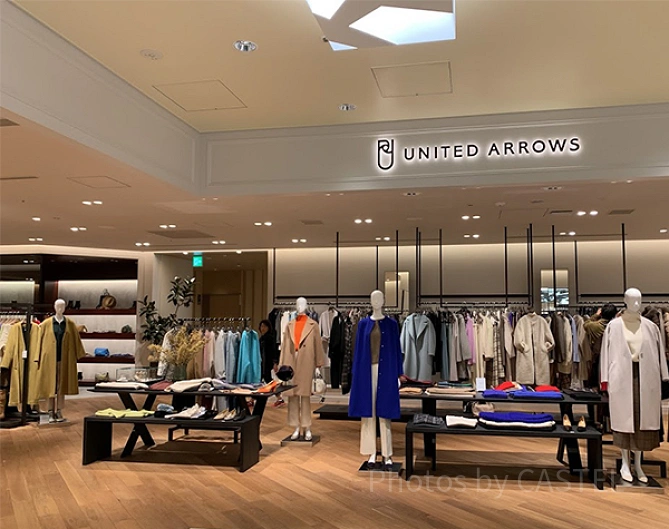 渋谷スクランブルスクエアのショップ「ユナイテッドアローズ」