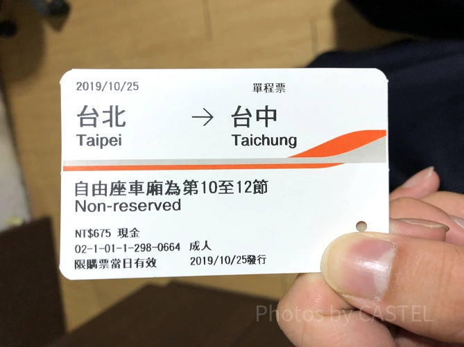 電車の切符