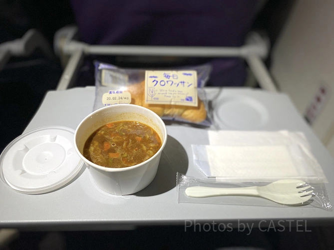 ピーチの機内食