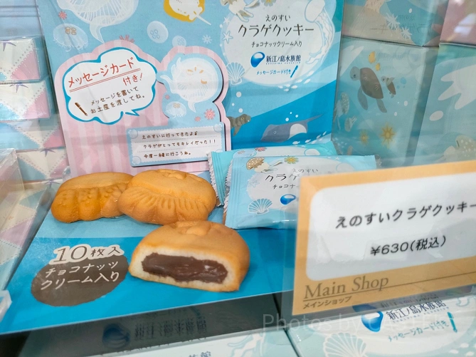 新江ノ島水族館（えのすい）お土産：えのすいクラゲクッキー