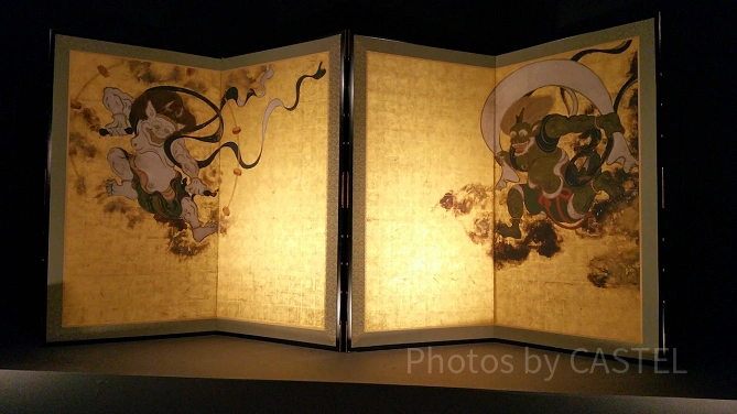 「風神雷神図」のレプリカ