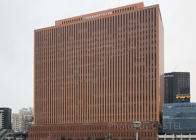 ドラマのロケ地として使われたビル