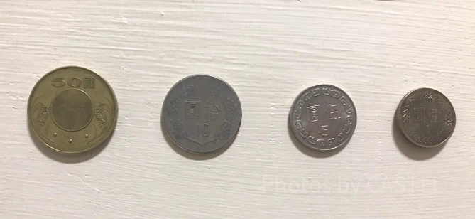 台湾ドルの硬貨