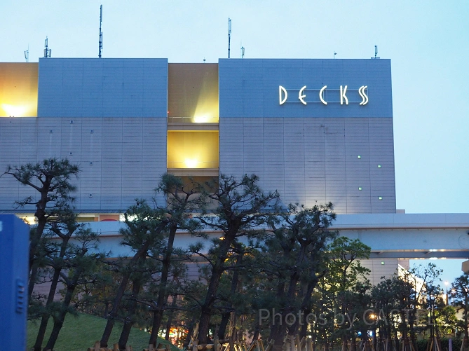 お台場のデックス東京ビーチ
