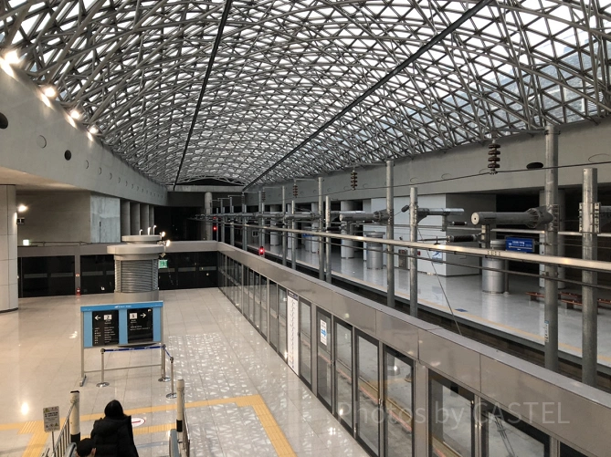 仁川空港の空港鉄道ホーム