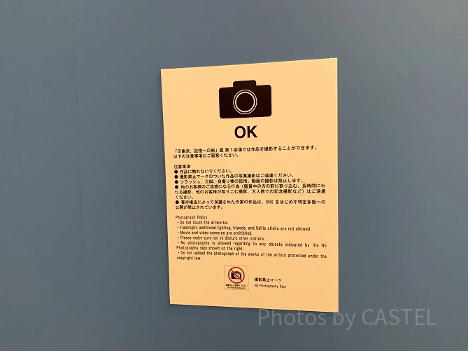 ポーラ美術館は一部撮影OK