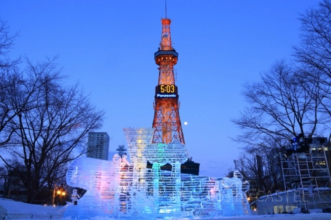 大通り会場の氷像