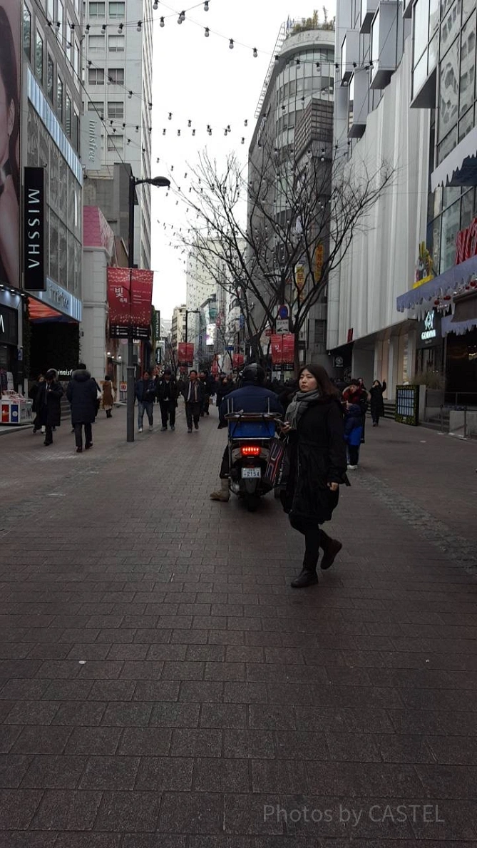 明洞の街並み