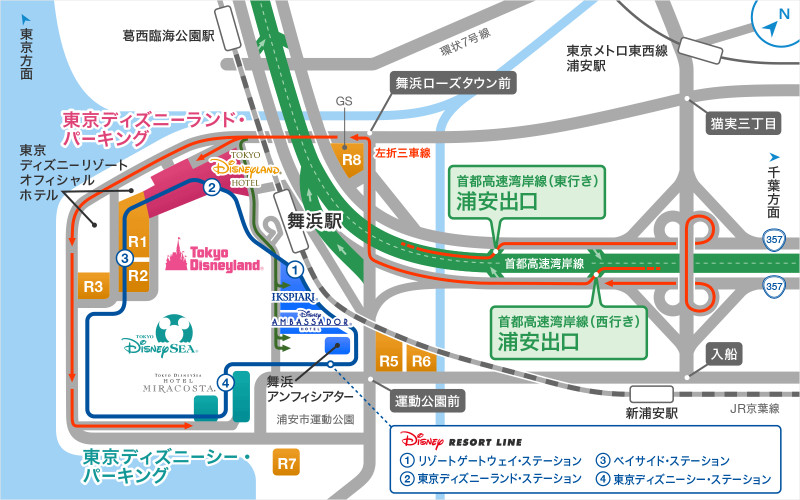 周辺道路はいつも混雑！