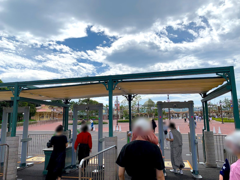 ディズニーの手荷物検査