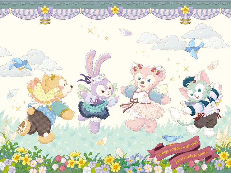 【8/28〜】ダッフィー&フレンズのウィッシングウィングスのグッズ&スーベニア付きメニュー登場