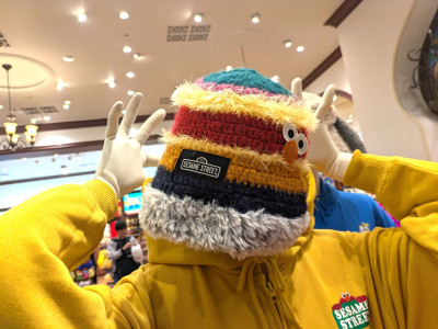 セサミストリートニットキャップ