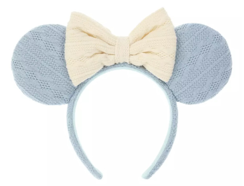 ニットカチューシャ（ブルー）ミニー