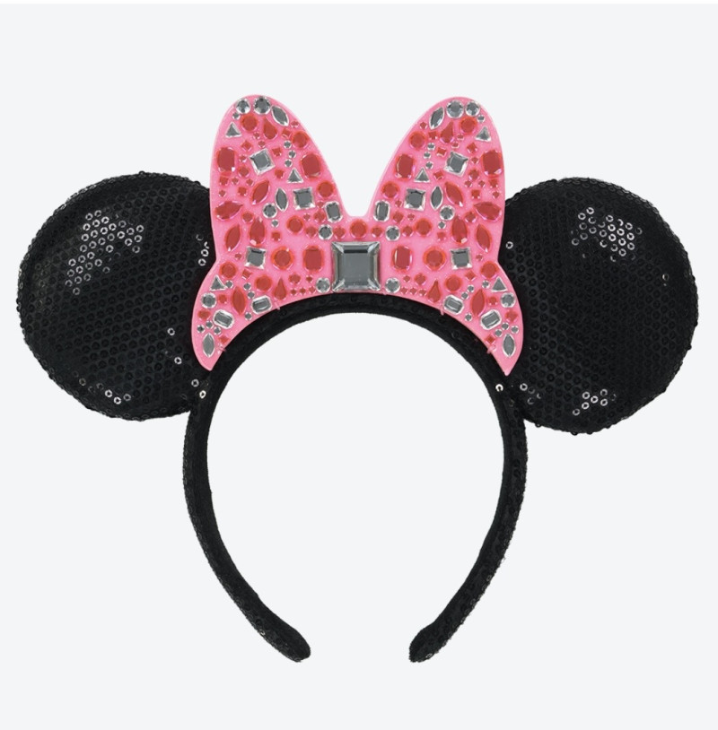 ストーンカチューシャ（ピンク）