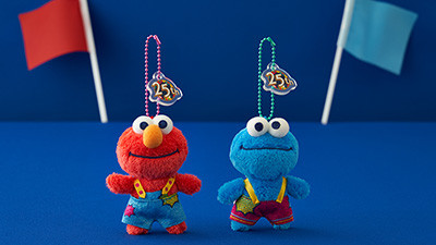 セサミストリートペアマスコットキーチェーン