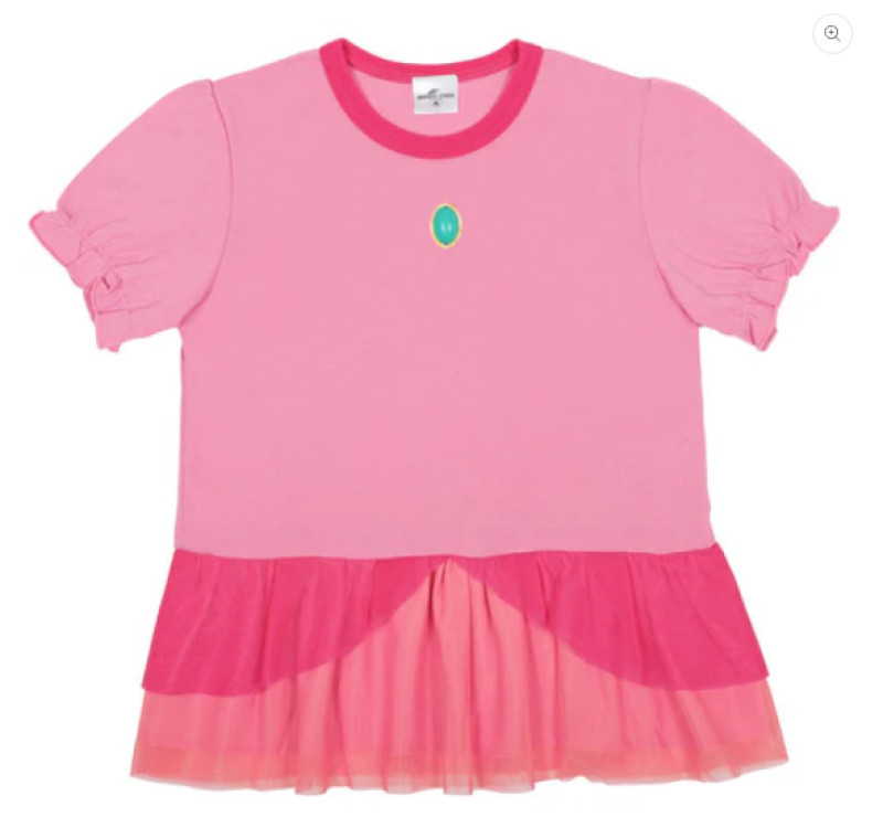 ピーチ姫のキッズTシャツ