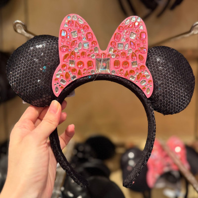 ストーンカチューシャ（ピンク）