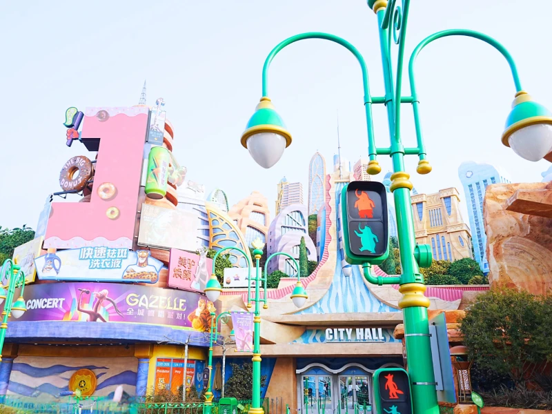 上海ディズニーランドのズートピアエリア
