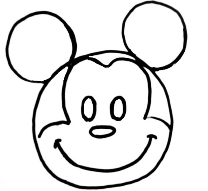ベスト ミッキーマウス イラスト 書き方 画像壁紙