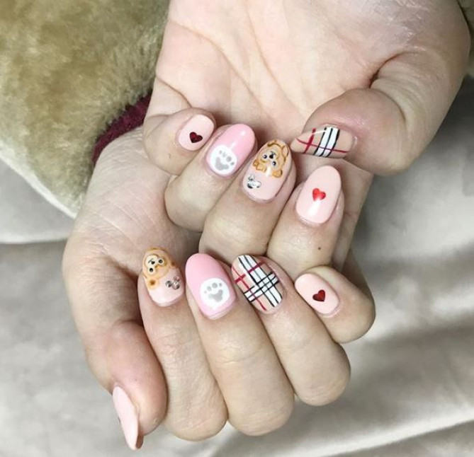 ロイヤリティフリー ディズニー ネイル ダッフィー 美しいネイルトレンド