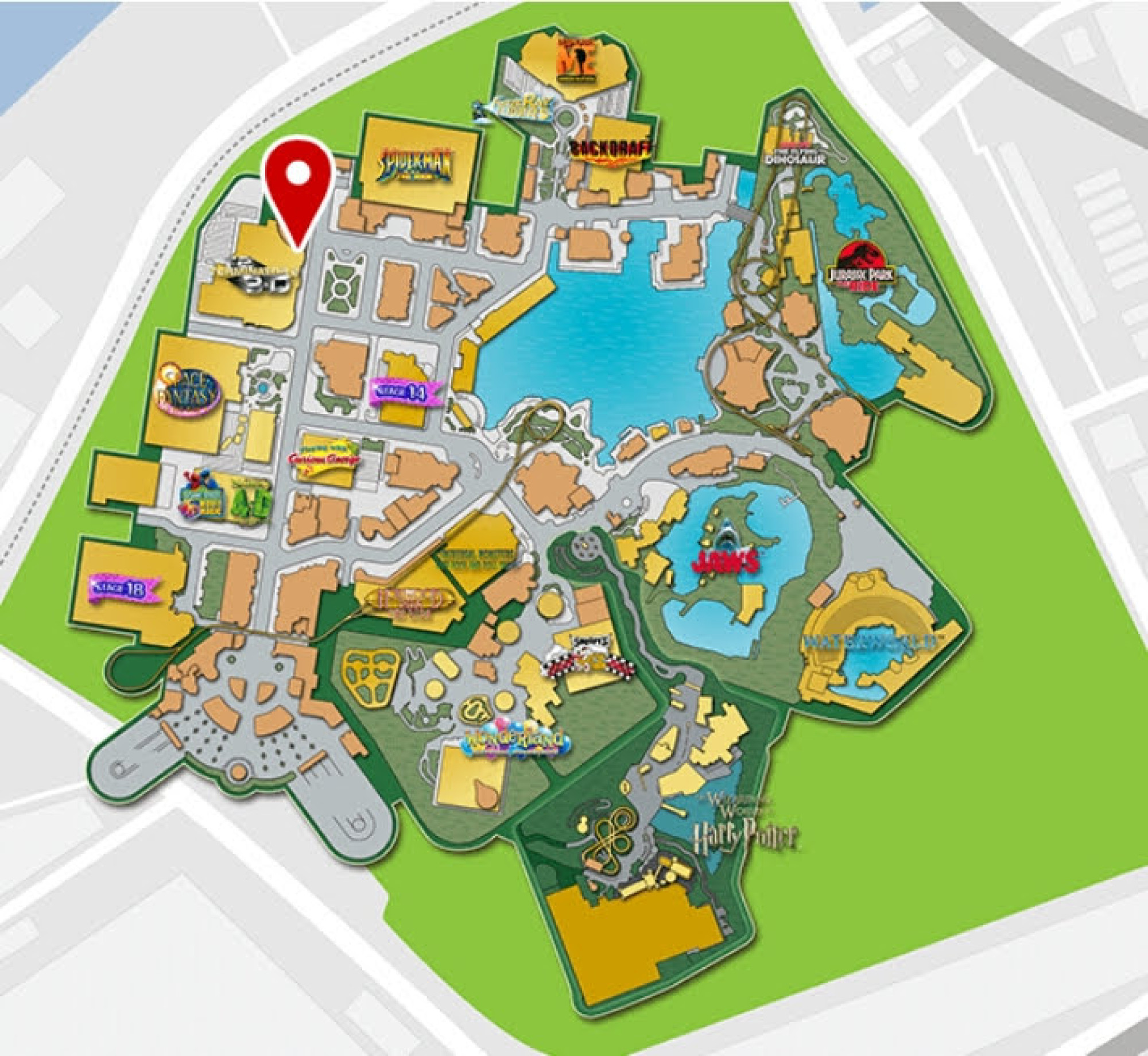 Usj ユニバーサル スタジオ スーベニア の地図 キャステル Castel ディズニー情報