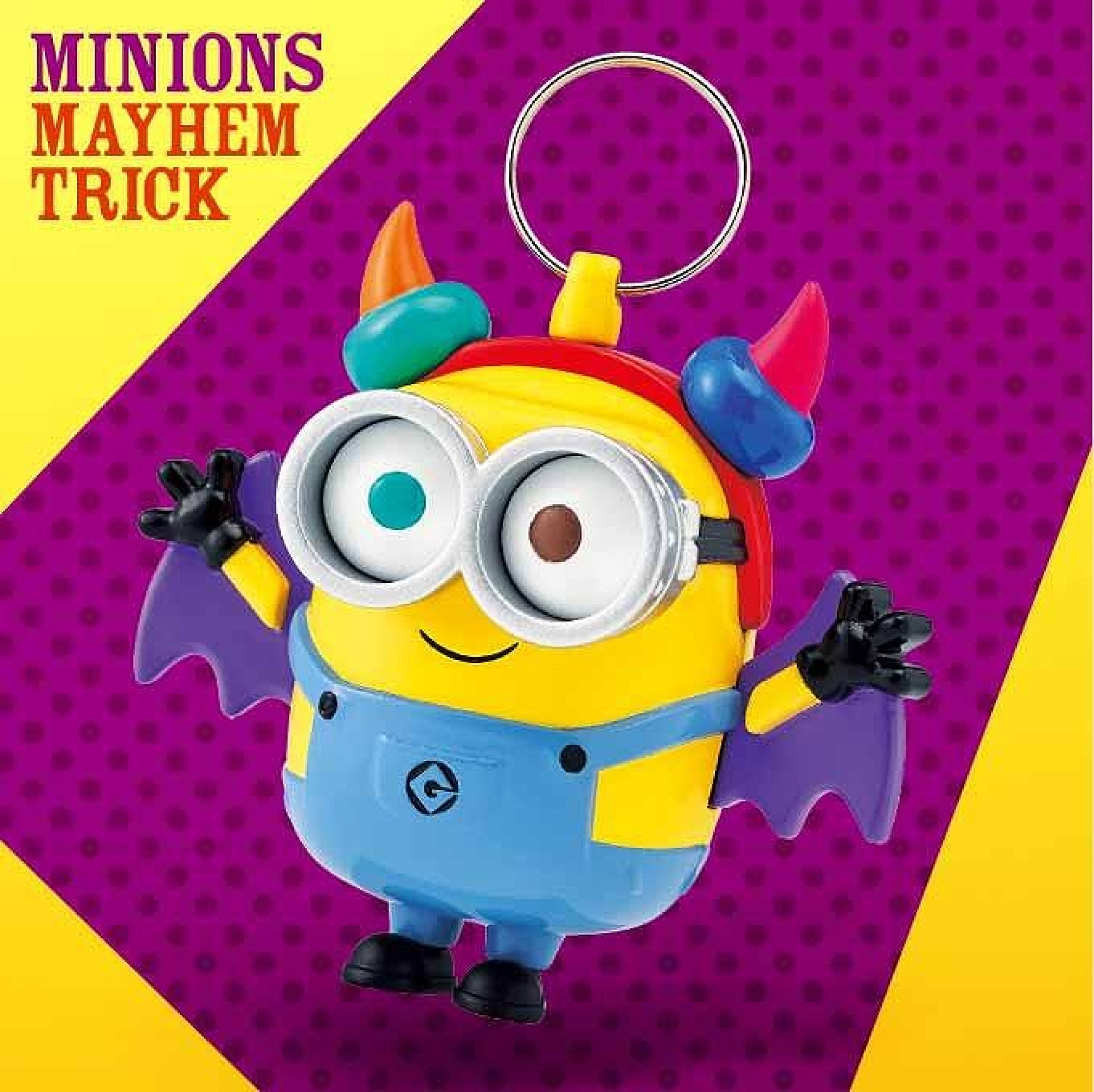 ミニオン Minions Mayhem Trick コウモリボブのパタパタキーチェーン キャステル Castel ディズニー情報