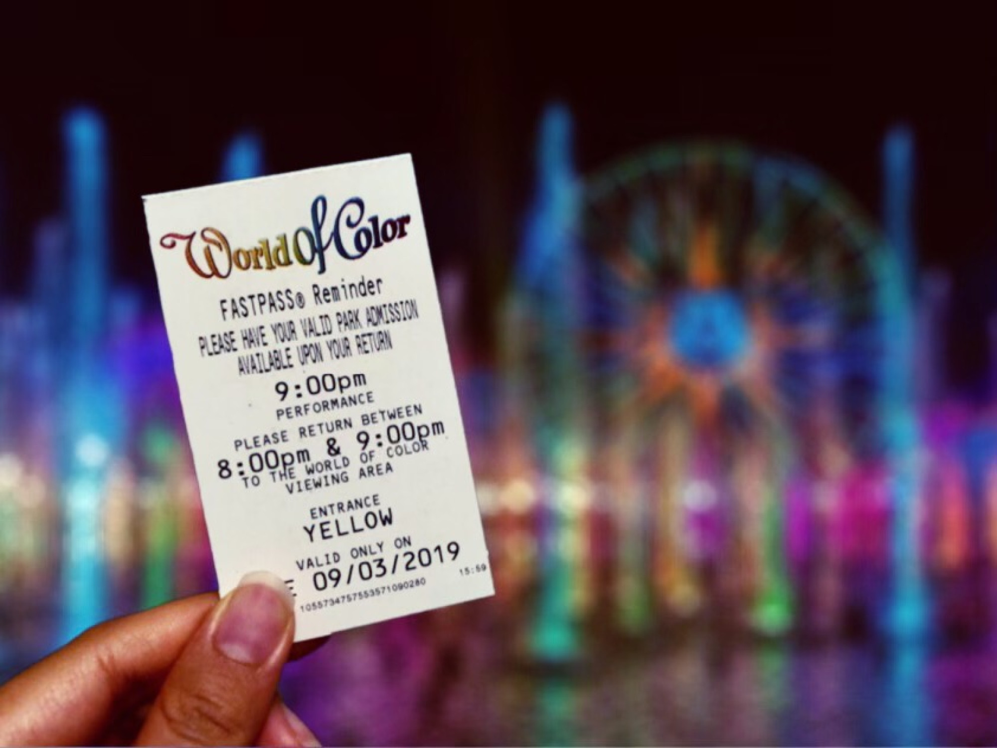 ワールド オブ カラー ファストパス キャステル Castel ディズニー情報