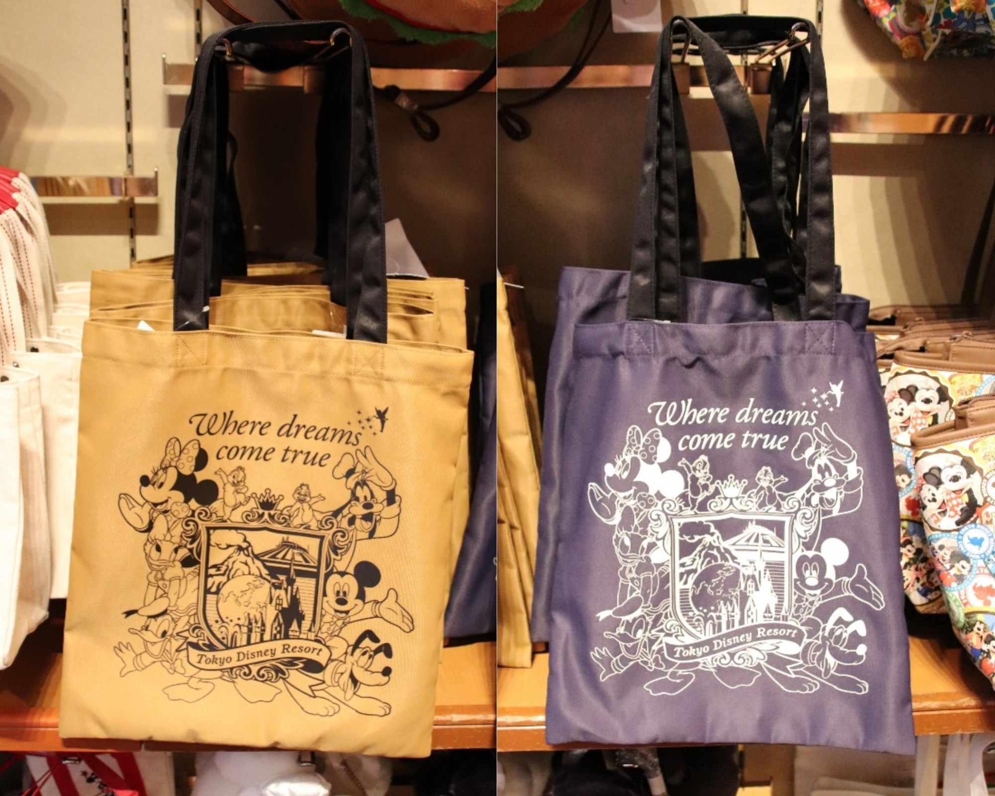 夢がかなう場所 ミッキートートバッグ キャステル Castel ディズニー情報
