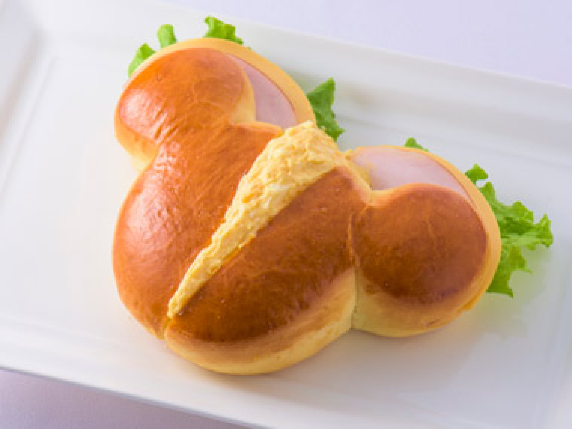 タマゴとハムのミッキーサンド キャステル Castel ディズニー情報