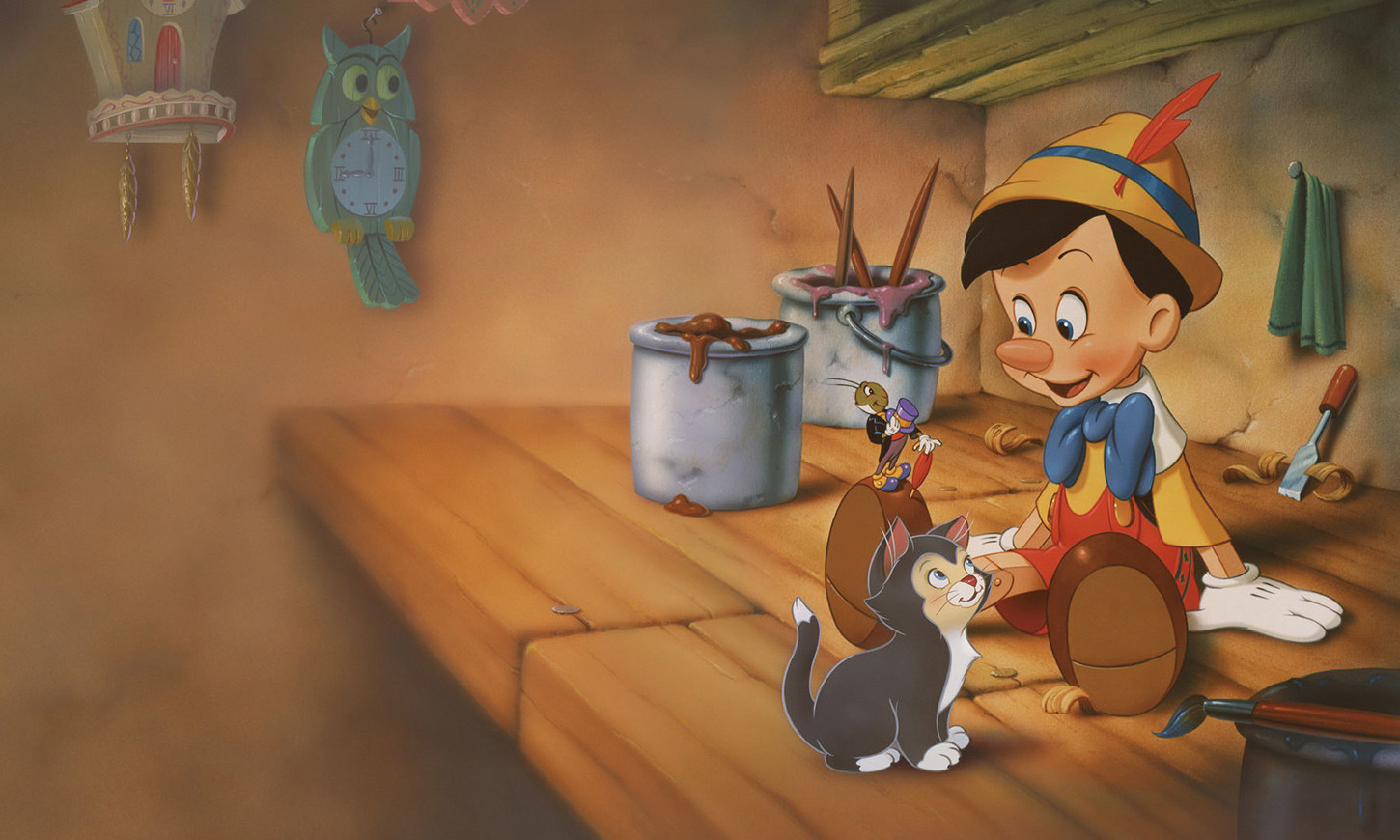 ピノキオのキャラクター ゼペット ジミニーや悪役フェロー ギデオン