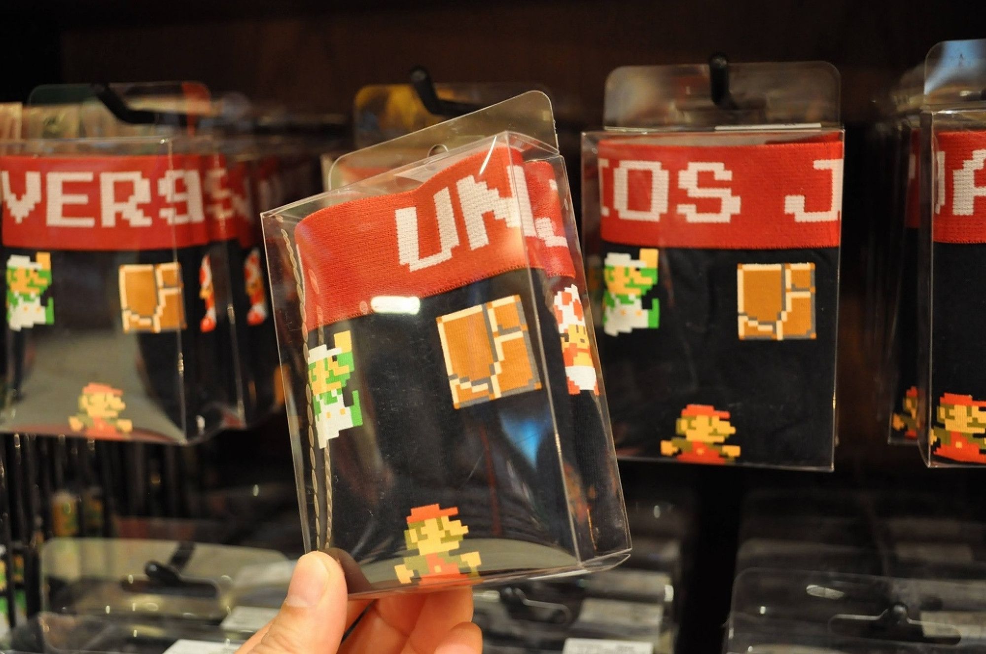 マリオキャラクターのレディース総柄ボクサーパンツ キャステル Castel ディズニー情報